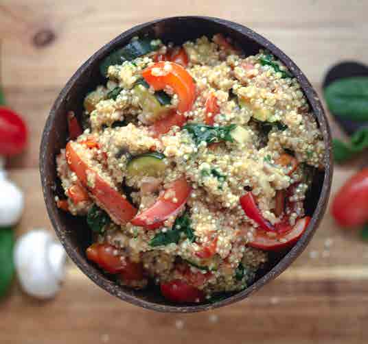 Quinoa s grilovanou zeleninou