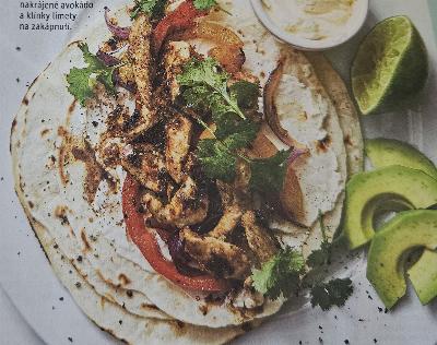 Kuřecí fajitas s ananasem 