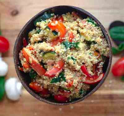 Quinoa s grilovanou zeleninou 